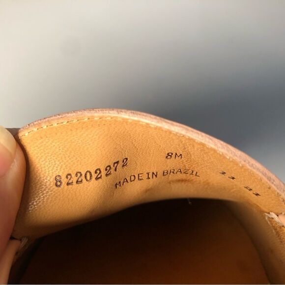 Patricia Green Collection Driving Mule Patent Leather Horse Bit Tan Size 8 - Picture 8 of 9